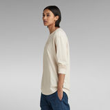 G-STAR Outlet Lash Fem Graphic Top Beige