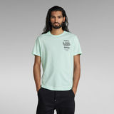 G-STAR Outlet Wavy Chest Logo T-Shirt Green