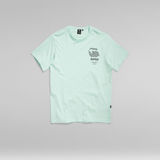 G-STAR Outlet Wavy Chest Logo T-Shirt Green