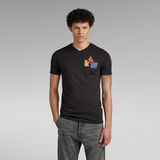 G-STAR Outlet Chest Graphic Slim T-Shirt Black