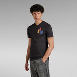 G-STAR Outlet Chest Graphic Slim T-Shirt Black