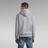 G-STAR Outlet Color Block Originals Hoodie Grey