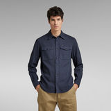 G-STAR Outlet Marine Slim Shirt Dark blue