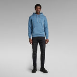 G-STAR Outlet Sudadera Premium Core Hooded Azul intermedio