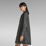 G-STAR Outlet V-Neck Tunic Dress Black