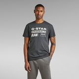 G-STAR Outlet Originals Label T-Shirt Grey