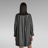 G-STAR Outlet V-Neck Tunic Dress Black