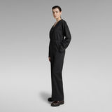 G-STAR Outlet Adjustable Leg Jumpsuit Black