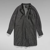 G-STAR Outlet V-Neck Tunic Dress Black