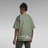 G-STAR Outlet Utility Mix Boxy T-Shirt Green