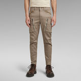 G-STAR Outlet Zip Pocket 3D Skinny Cargo Pants Beige
