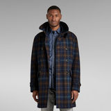 G-STAR Outlet Check Wool Coat Multi color