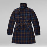 G-STAR Outlet Check Wool Coat Multi color
