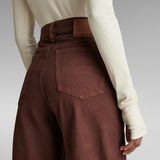 G-STAR Outlet Deck Ultra High Wide Leg Jeans Brown