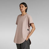 G-STAR Outlet Long Slit T-Shirt Pink