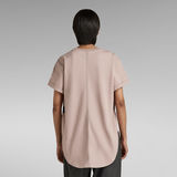 G-STAR Outlet Long Slit T-Shirt Pink