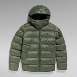G-STAR Outlet G-Whistler Padded Hooded Jacket Green