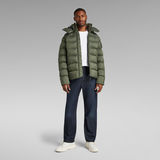G-STAR Outlet G-Whistler Padded Hooded Jacket Green
