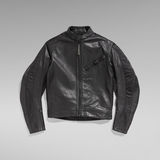 G-STAR Outlet Chaqueta Moto Leather Mix Negro