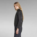 G-STAR Outlet Chaqueta Moto Leather Mix Negro