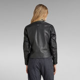 G-STAR Outlet Chaqueta Moto Leather Mix Negro
