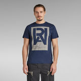 G-STAR Outlet Graphic RAW T-Shirt Dark blue