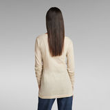 G-STAR Outlet Adjustable Sleeve Slim Top Beige