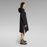 G-STAR Outlet Hooded Long Sweat Dress Black