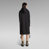 G-STAR Outlet Hooded Long Sweat Dress Black