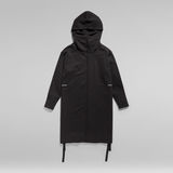 G-STAR Outlet Hooded Long Sweat Dress Black