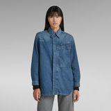 G-STAR Outlet Mysterious Overshirt Medium blue