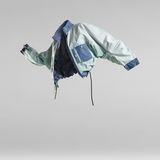 G-STAR Outlet GSRR Selvedge 3D A-Cropped Jacket Medium blue