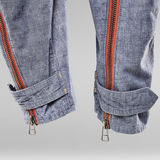 G-STAR Outlet E Front Zipped Pants Light blue