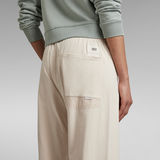 G-STAR Outlet Wide Leg Track Pants White