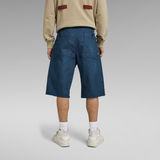 G-STAR Outlet Pleated Relaxed Chino Shorts Dark blue