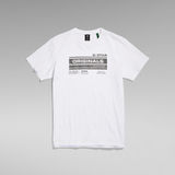 G-STAR Outlet Originals Graphic T-Shirt White