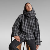 G-STAR Outlet Smock Top Hooded Multi color