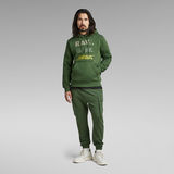G-STAR Outlet Triple Raw. Hoodie Green