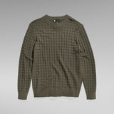G-STAR Outlet Table Knitted Sweater Green