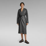 G-STAR Outlet Wrap Dress Black