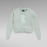 G-STAR Outlet Graphic Raw Crew Sweater Light blue