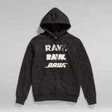 G-STAR Outlet Triple Raw. Hoodie Black