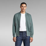 G-STAR Outlet Bomber Sweat Jacket Green