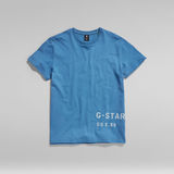 G-STAR Outlet Stencil Front Back Graphic T-Shirt Medium blue
