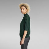 G-STAR Outlet Core Mock Neck Knitted Sweater Green