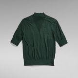 G-STAR Outlet Core Mock Neck Knitted Sweater Green