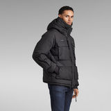 G-STAR Outlet Field Hooded Puffer Jacket Black