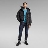 G-STAR Outlet Field Hooded Puffer Jacket Black
