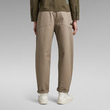 G-STAR Outlet Unisex Pleated Relaxed Chino Beige