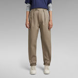 G-STAR Outlet Unisex Pleated Relaxed Chino Beige